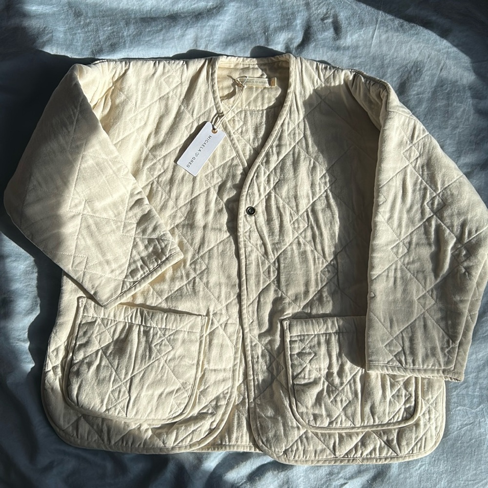 Brand new with tag Micaela Greg quilt jacket